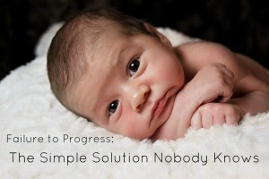 Failure to Progress: The Simple Solution Nobody Knows