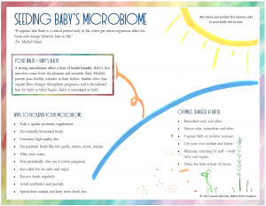 microbiome handout